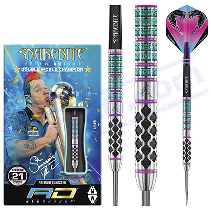 SET 3 FRECCETTE STEEL PETER WRIGHT SUPA VENOM 21G. - RedDragon