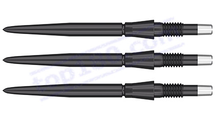 SET 3 PUNTE STEEL SWISS STORM BLACK 26MM. - Target