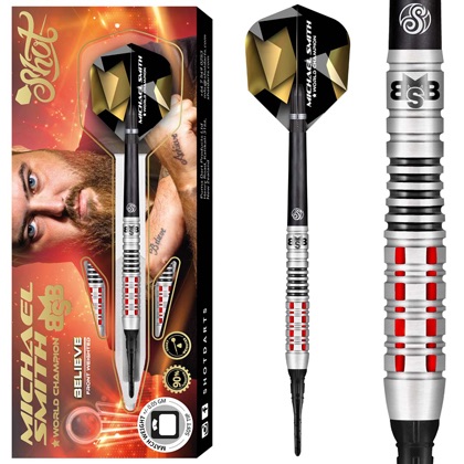 SET 3 FRECCETTE SOFT MICHAEL SMITH BELIEVE 20G. - Shot