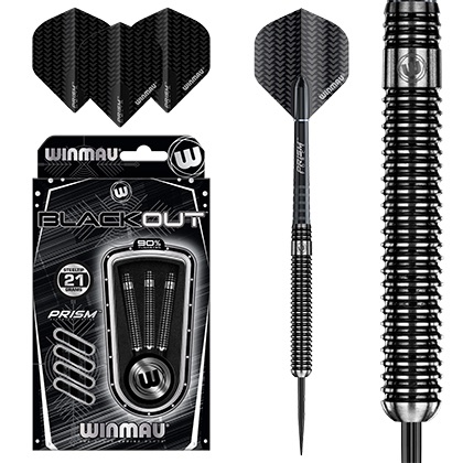 SET 3 FRECCETTE STEEL BLACKOUT 21G. - Winmau