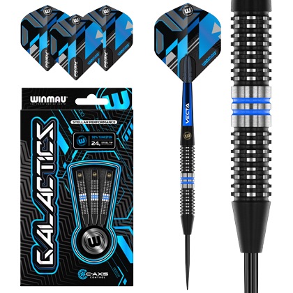 SET 3 FRECCETTE STEEL GALACTICS 24G. - Winmau