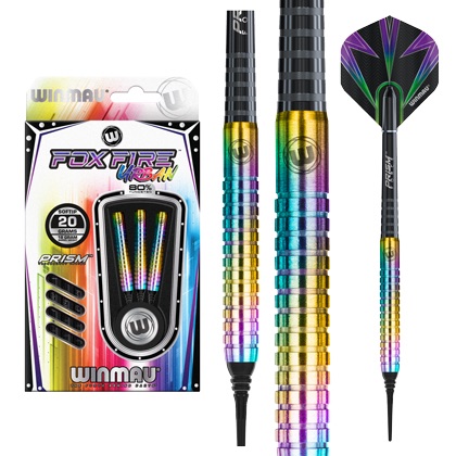 SET 3 FRECCETTE SOFT FOXFIRE URBAN 80% TUNGSTENO 20G. - Winmau