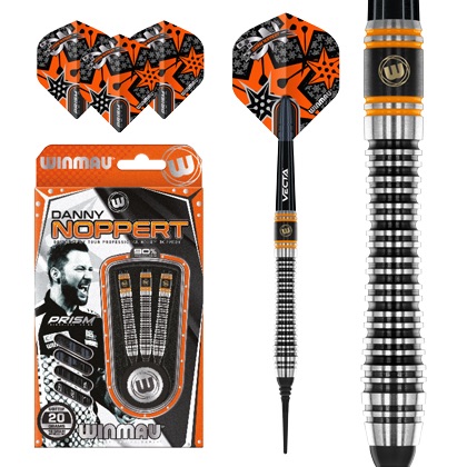 SET 3 FRECCETTE SOFT DANNY NOPPERT 90% TUNGSTENO 20G. - Winmau