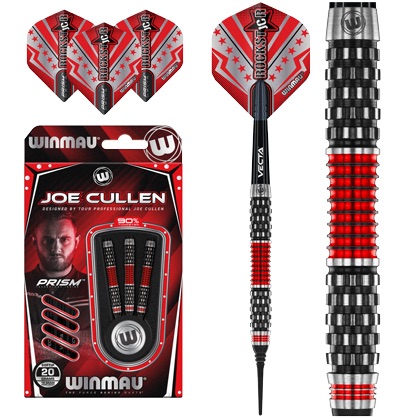 SET 3 FRECCETTE SOFT JOE CULLEN ROCKSTAR 90% TUNGSTENO 20G. - Winmau